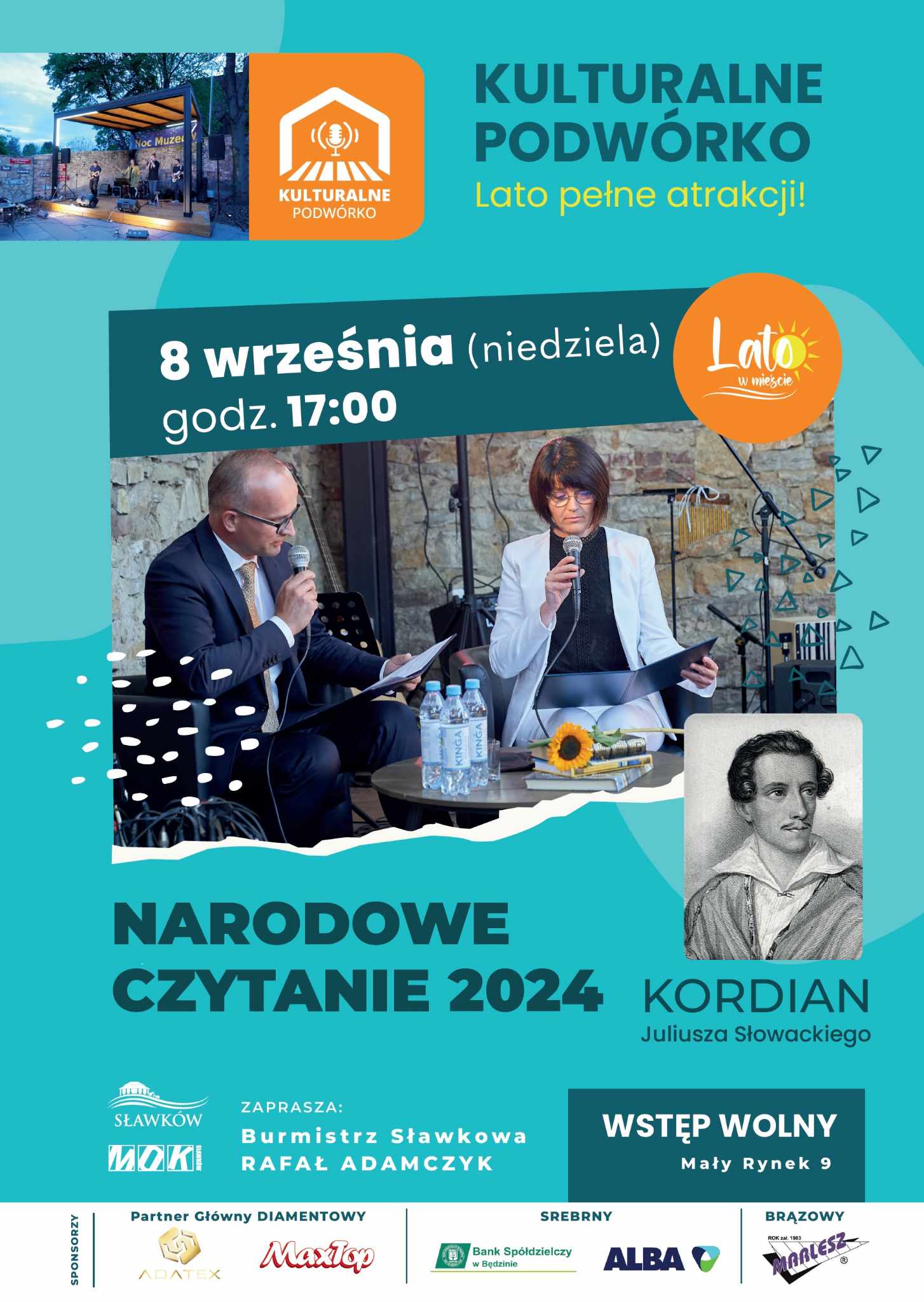 narodowe czytanie plakat