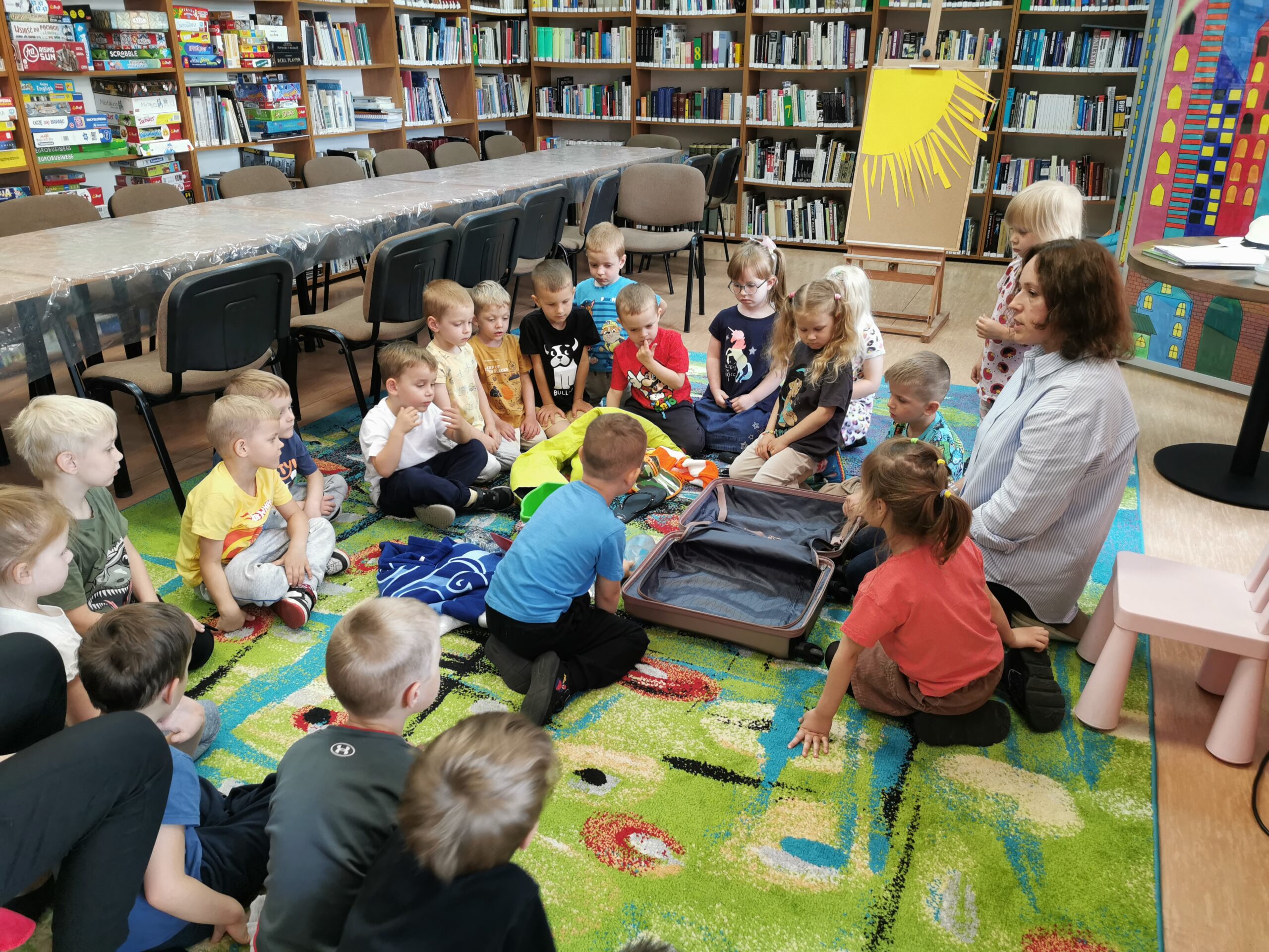 lekcja biblioteczna dla przedszkolaków o lecie
