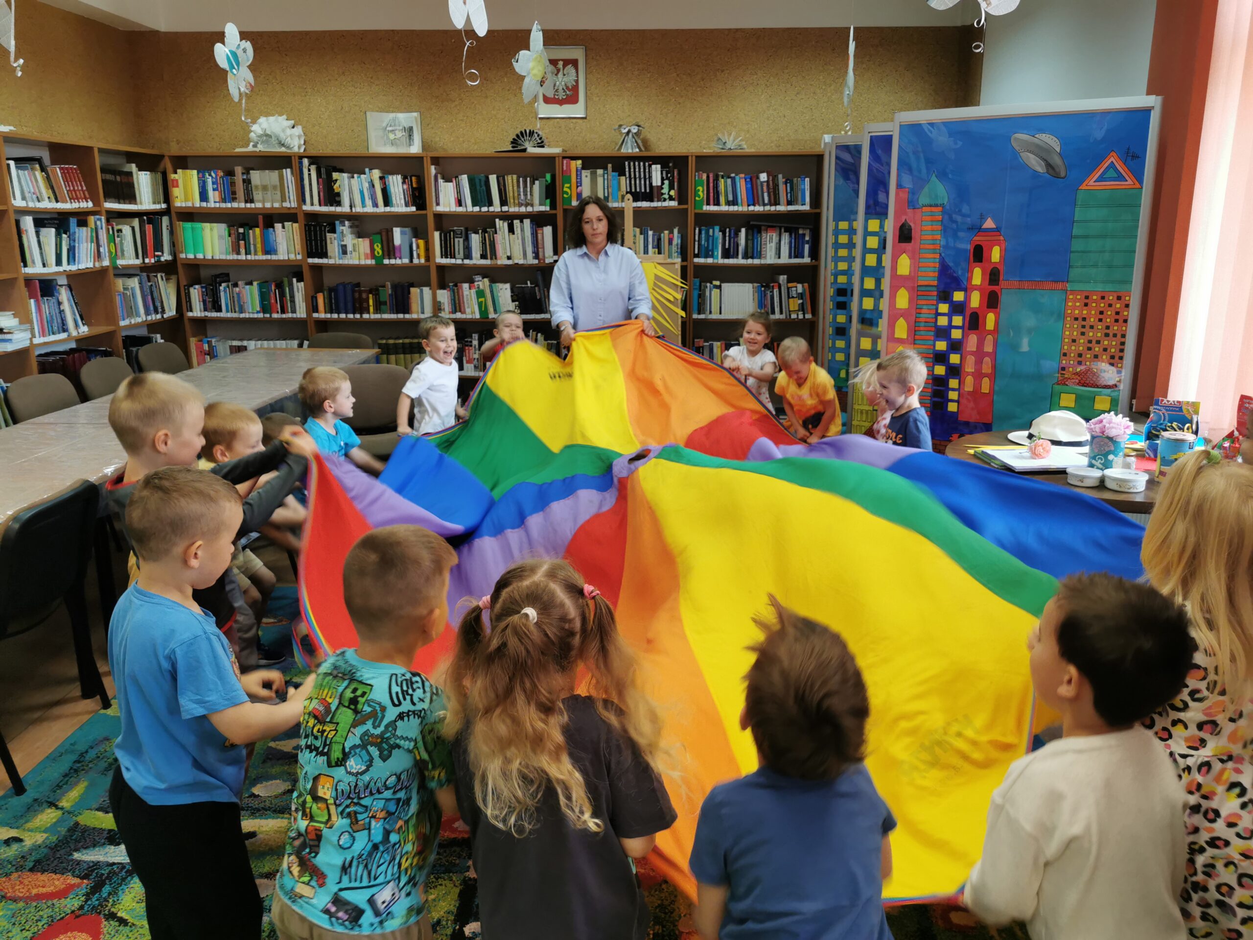 lekcja biblioteczna dla przedszkolaków o lecie