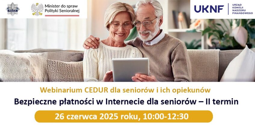 „Bezpieczne płatności w Internecie dla seniorów – II termin”